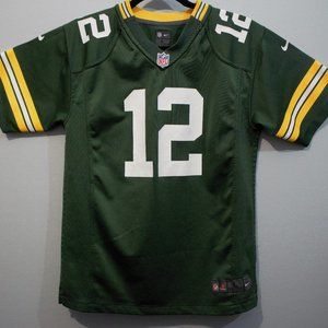 Nike Green Bay Aaron Rodgers jersey YOUTH Sz Large